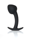 B - Series HeavyFun Curved - Korek analny, Czarny, 10.5 cm