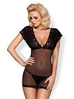 Комплект белья Obsessive 821-CHE-1, L/XL (черный)