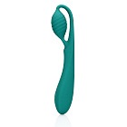 Вибратор Loveline G-Spot With Bead, 21.6 см (зеленый)