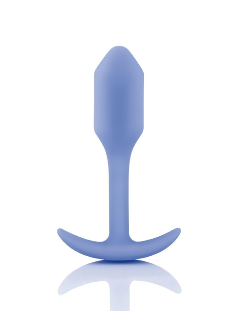 B-Vibe Snug Plug 1 - Korek analny, Fioletowy, 8, 6 cm