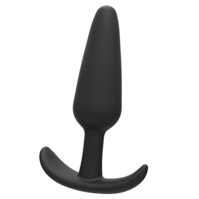 Анальна пробка Boss T-Plug, 12х2.8 см (чорний)