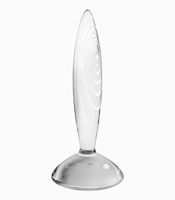 Satisfyer Sparkling Crystal - Korek analny, Przezroczysty, 19 cm
