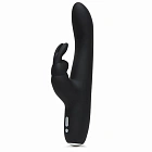 Вибратор-кролик Fifty Shades of Grey Greedy Girl Slimline, 21,6 см (черный)