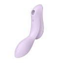 Вакуумный стимулятор клитора с вибрацией Satisfyer Curvy Trinity 2 (сиреневый)