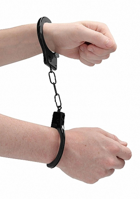 Ouch! Beginner's Handcuffs - Kajdanki, Czarny, 28.5 cm