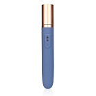 Вибратор Loveline Travel Compartment and Pump, 18.5 см (синий)