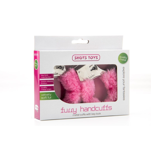 Наручники ShotsToys Handcuffs Furry (рожевий)