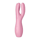 Вибратор для клитора Satisfyer Threesome 3, 14 см (светло-розовый)