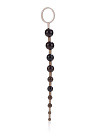 Анальные бусы X-10 Beads, 28 см (черный)