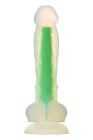 Фаллоимитатор Radiant Glow In The Dark Soft, 17,5 см (зеленый)