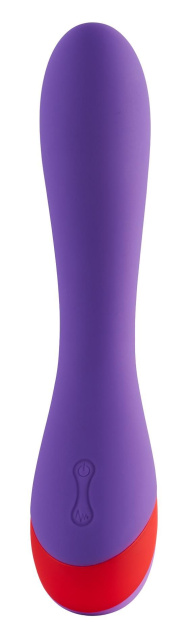 Вібратор Dream Toys Twin Toned, 19 см (фіолетовий)
