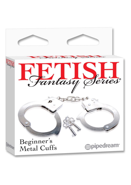 Наручники Fetish Fantasy Beginner Metal Cuffs (сріблястий)