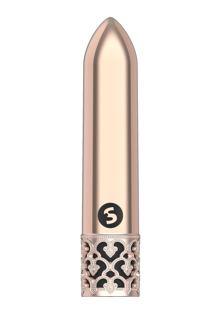 Mini wibrator Royal Gems Glitz, 8.8 cm (złoto)