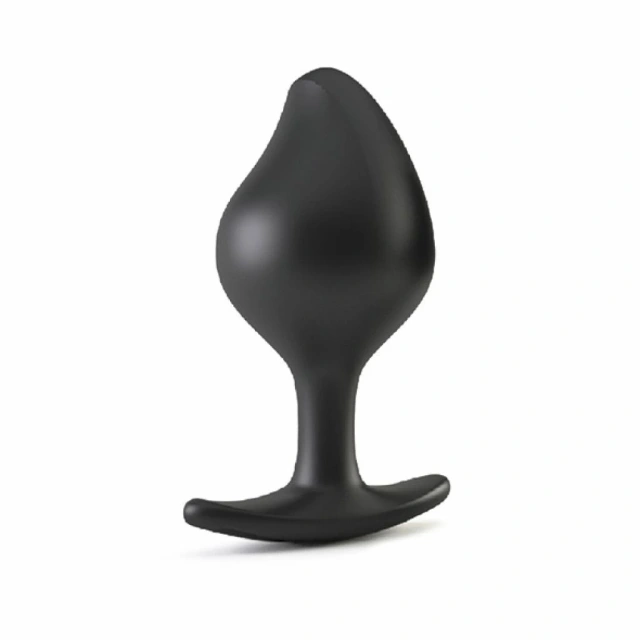 Анальна пробка Mystim Buttplug Rocking Force Vibe, 9,5 см (чорний)