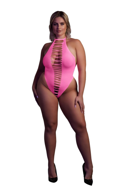 Боді Ouch! High-Cut Body, XL/XXXXL (рожевий)