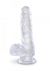 Фаллоимитатор King Cock Clear 6 Inch, 17,7 см (прозрачный)