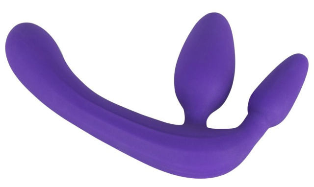 Страпон Triple Teaser Strapless Strap-On, 20 см (фиолетовый)