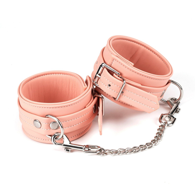 Liebe Seele Dark Candy - Paski na nogi BDSM, Jasnoróżowy, 20 cm