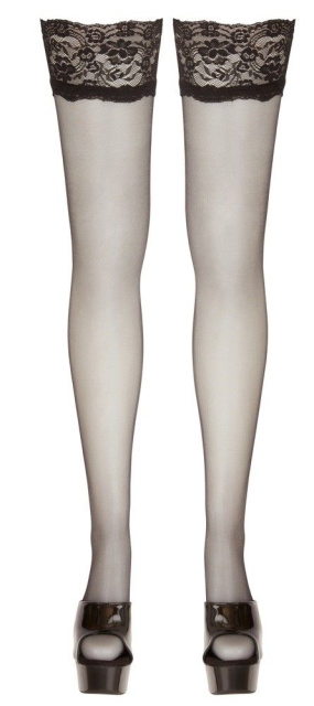 Cottelli LEGWEAR Hold-up Stockings - Pończochy, 4