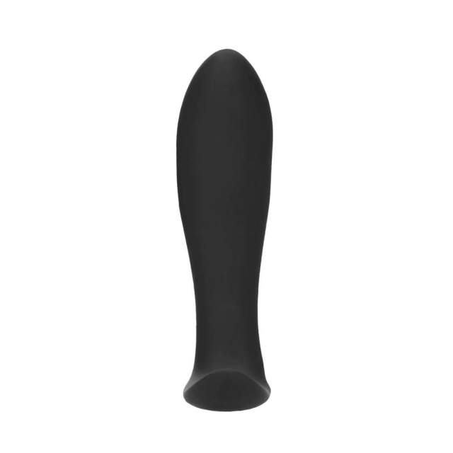 Анальна пробка Ouch! E-stim Vibrating Plug, 12.3 см (чорний)