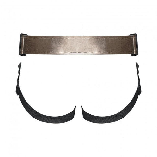Труси для страпона Strap-On-Me Leatherette Harness Curious, OS (сірий)