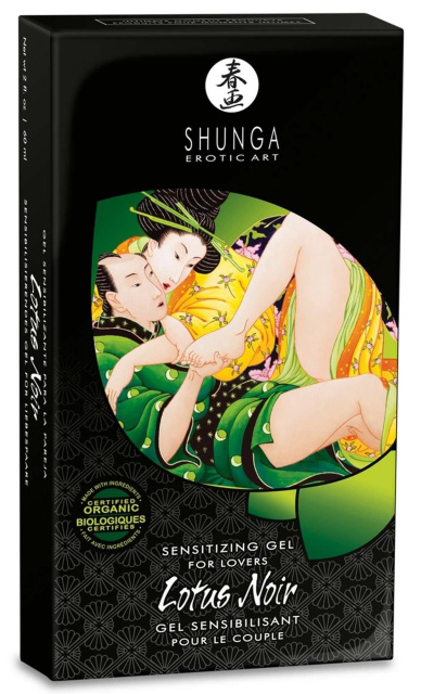 Збуджувальний гель унісекс Shunga Lotus Noir, 60 мл