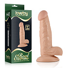 Dildo LoveToy Real Extreme, 17,5 cm (w kolorze cielistym)