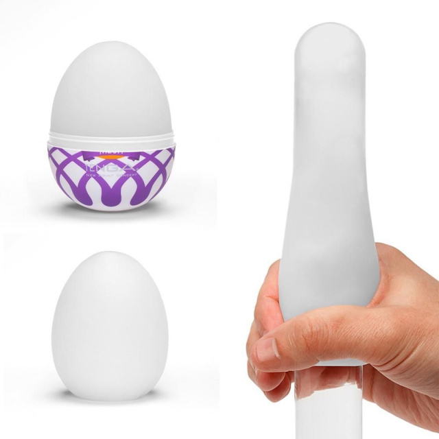 Мастурбатор яйце Tenga Egg Wonder Mesh (білий)