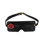Taboom Wild Roses Blindfold - Maska, Czarny
