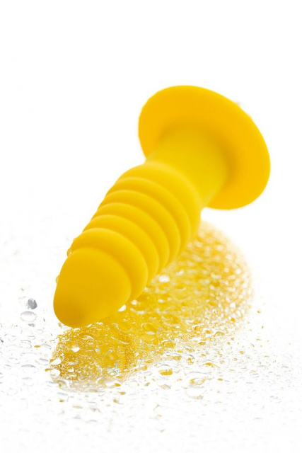Korek analny ToDo Anal Vibro Plug Lancy, 11 cm (żółty)