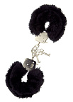 Наручники з хутром Easytoys Furry (чорний)