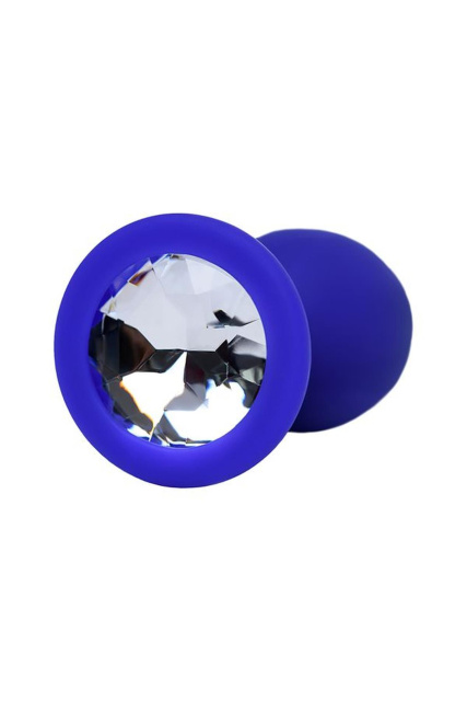 Toyfa Anal Plug Brilliant - Korek analny, Niebieski, 7 cm