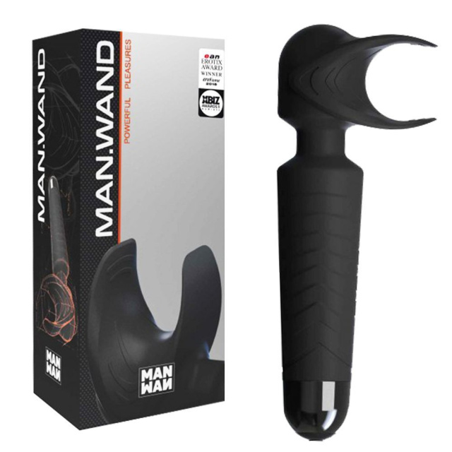 Masturbator z wibracjami Man.Wan Man Wand (czarny)