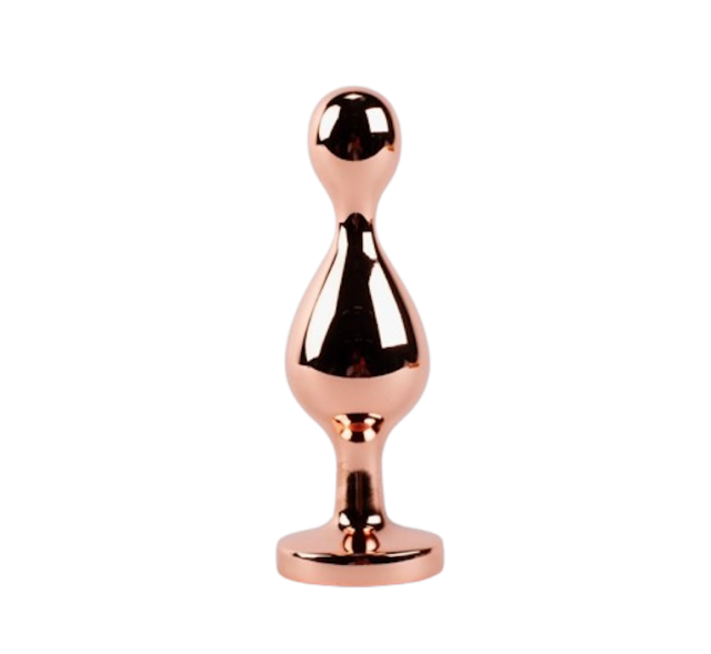 Secret Shine Booty Call - Korek analny, Złoto, 13 cm