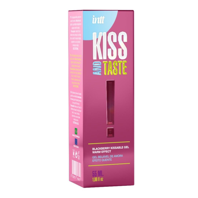intt Kiss And Taste Blackberry Kissable Gel - Żel, 55 ml