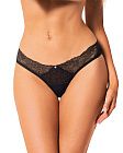 Сексуальные классические трусики Obsessive Bella Rou, XL/2XL (черный)