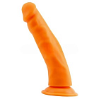 Dildo Delux Pure Nature Steven.R, 22,5 cm (pomarańczowy)