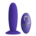 Korek analny Pretty Love Remote Control Vibrating Plug Youth, 11 cm (fioletowy)