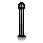 Фалоімітатор LoveToy Glass Romance, 16 см (чорний)