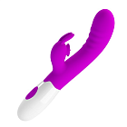 Вибратор-кролик Pretty Love Cerberus Licking Vibrator, 20,6 см (фиолетовый)