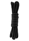 Hidden Desire Bondage Rope 3M - Lina, Czarny