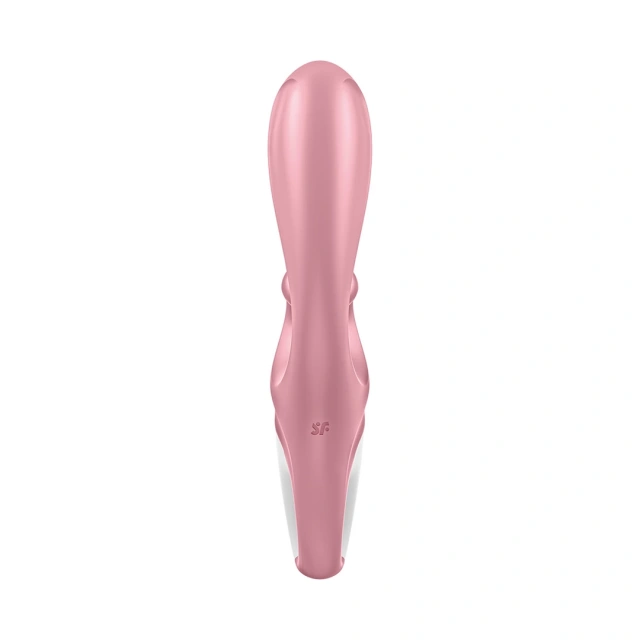 Вибратор Satisfyer Hug Me Connect App, 21 см (розовый)