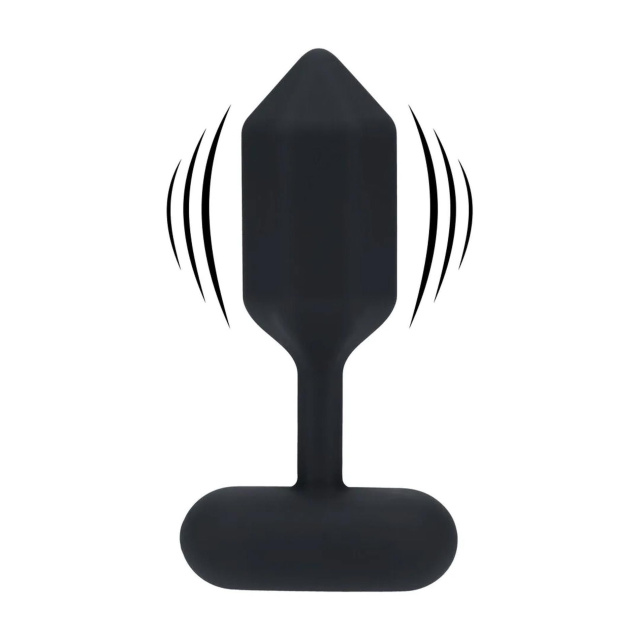 Shots Hexagonal Anal Plug - Korek analny, Czarny, 13.9 cm