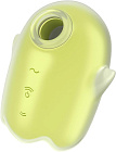 Вакуумный стимулятор клитора с вибрацией Satisfyer Glowing Ghost (желтый)