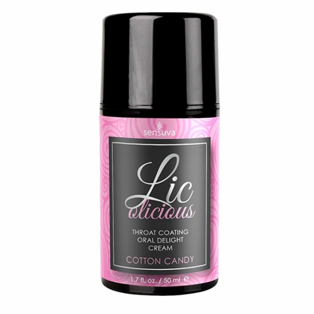 Крем для минета Sensuva Lic-o-licious Cotton Candy, 50 мл