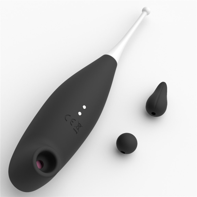Вибратор для клитора IJOY Rechargeable Clit Pro, 19 см (черный)