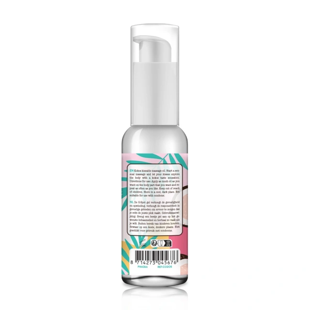 Pharmquests Kissable Oil Coconut - Olejek do masażu, 50 ml