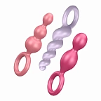 Набор анальных пробок Satisfyer Booty Call, 3 шт (мульти)