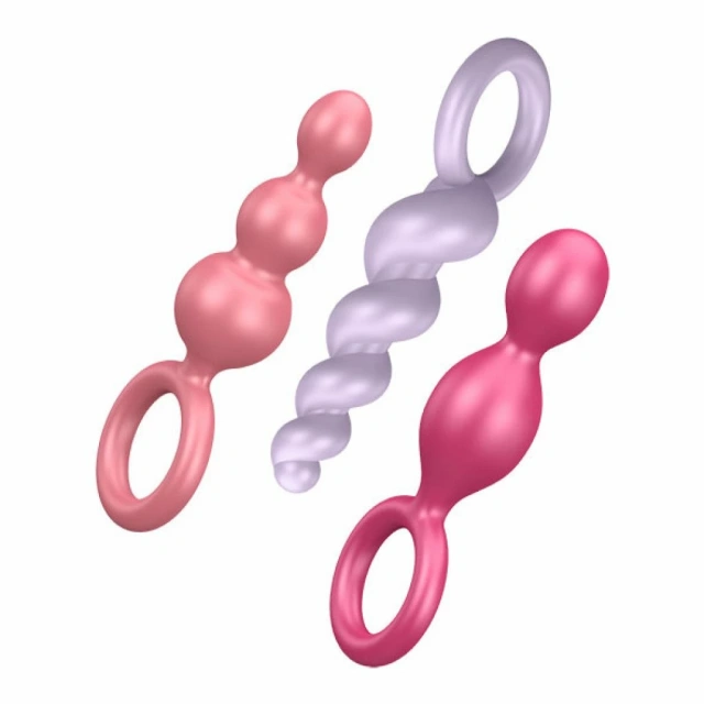 Zestaw korków analnych Satisfyer Booty Call, 3 szt (multi)