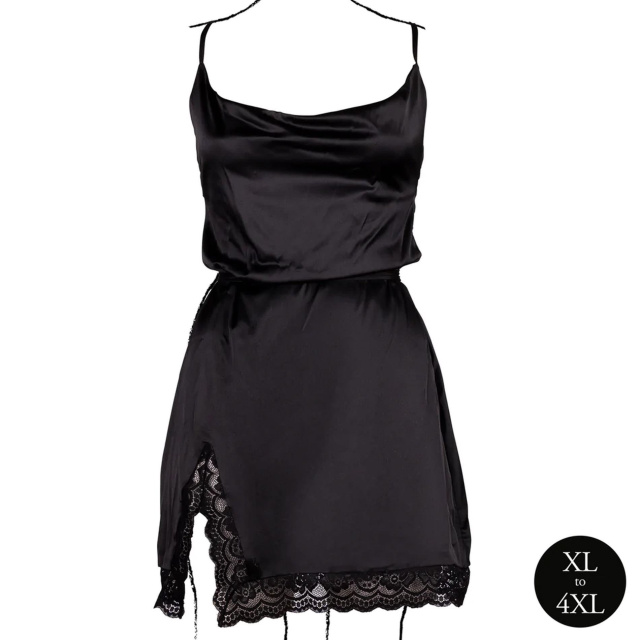 Мини-платье Le Désir, Plus Size (черный)